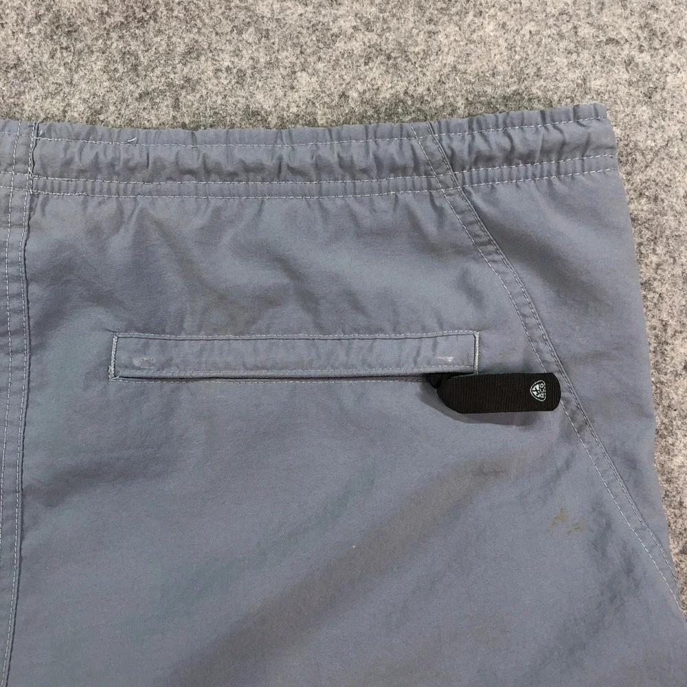 Nike ACG Mens Board Shorts Large (Fits XXL) 5 Inseam Blue Drawstring Mesh Lined